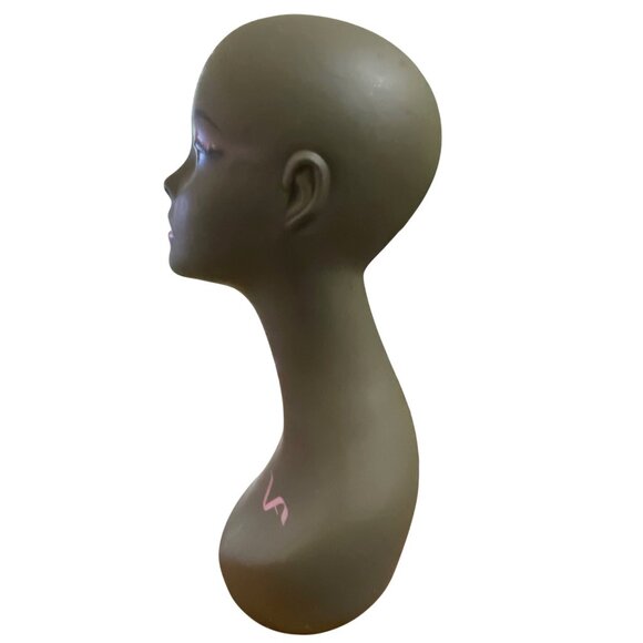 Vivica A Fox Mannequin Wig Head Dark Skin Tone Hats Accessories Decor Softgirl - Picture 4 of 8